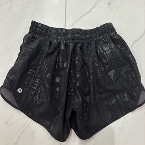 lululemon athletica Black Athletic Shorts with Elastic Waistband